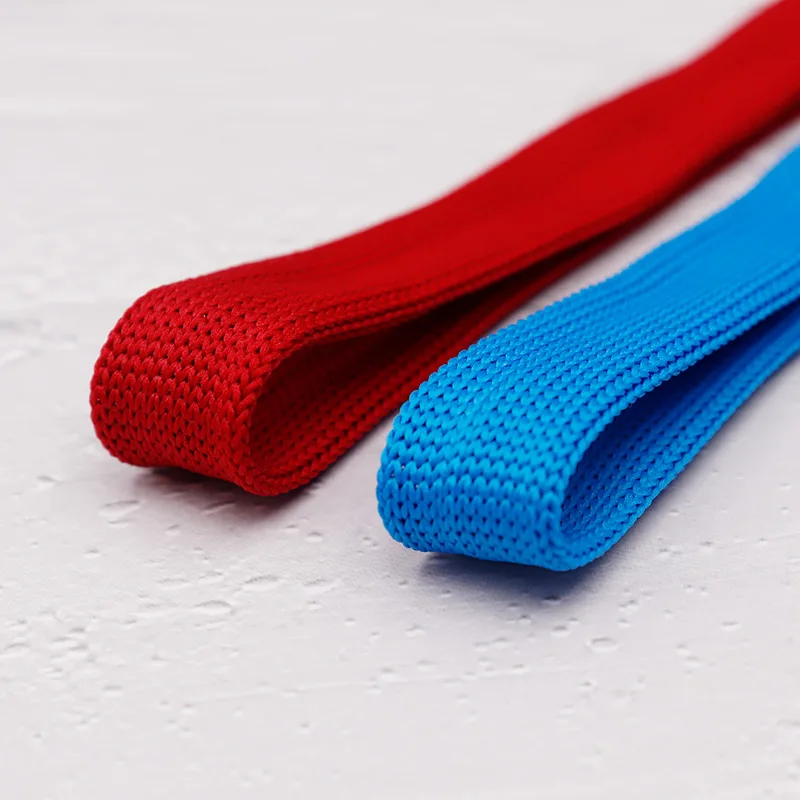 Weiou Lace Shoe Accessory 15MM Fly Weaving Wide Knitting Pure Tape Multicolor Freshing Lighten String Unisex Air Sneaker Cordon