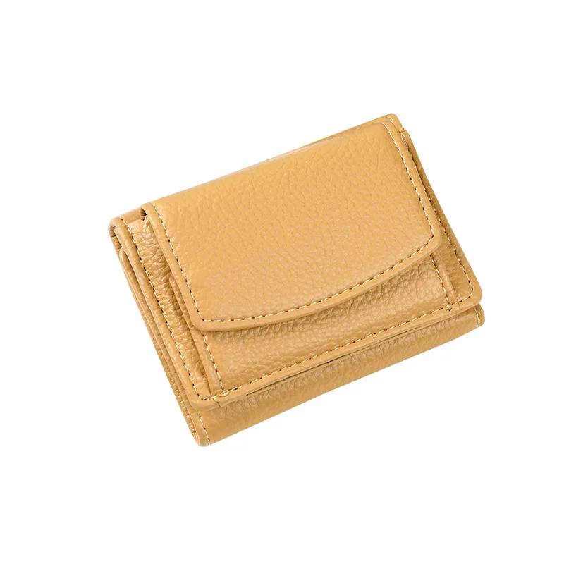 2022 New Women Wallet Rfid Blocking Small Trifold PU Leather Wallets Female Coin Pocket Purse Card Holder Luxury Brand Wallets