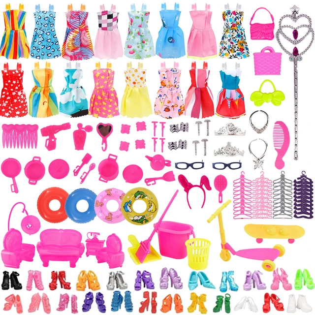 35 Pieces Barbies Doll Clothes Shoes Travel Life Accessories Suitable For  11.5-inch Barbies Dolls And Bjd Dolls,toys For Girls - Dolls Accessories -  AliExpress