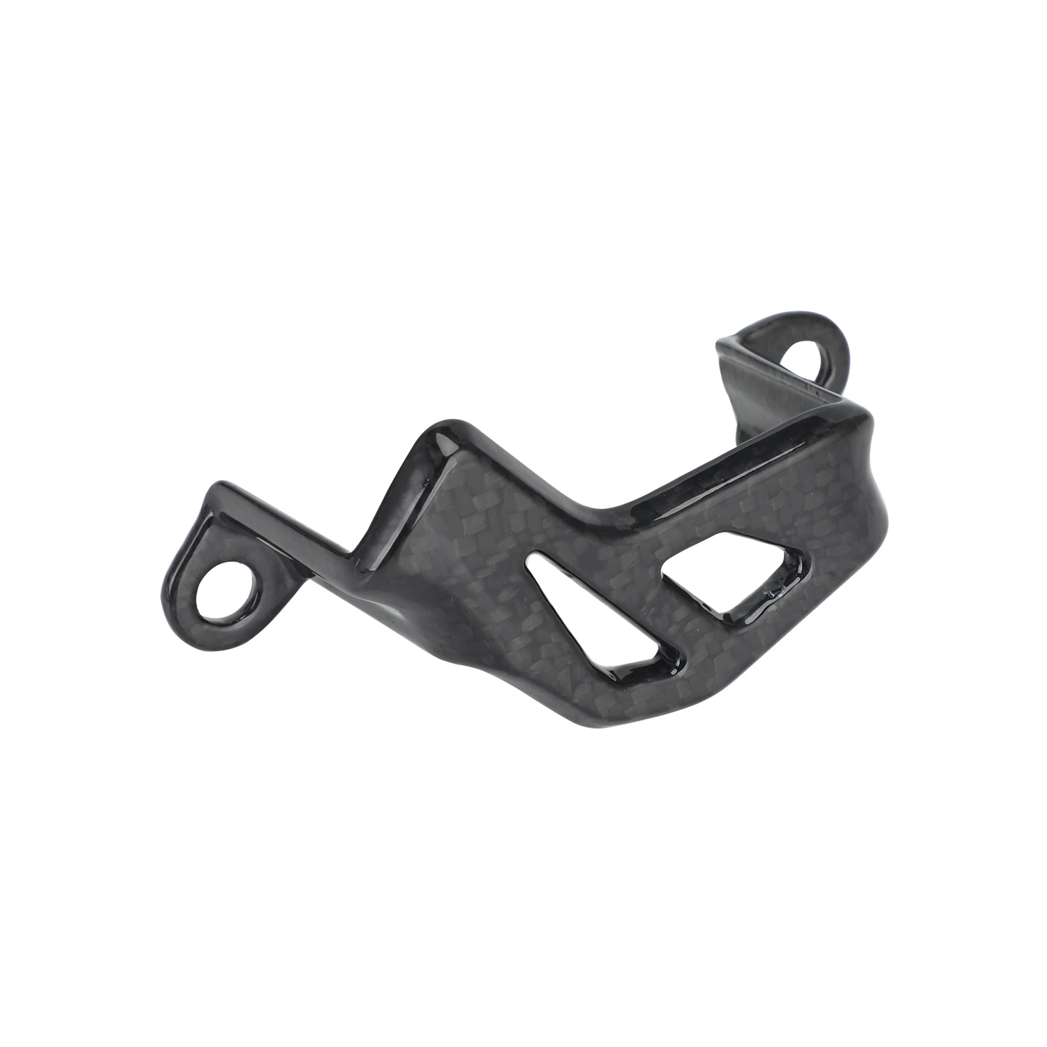 Funparts 탄소 섬유 후면 브레이크 켈리퍼 커버 가드 오토바이 부품nKX250F 2004-2018 KX450F 2006-2018 RMZ250 2004-2006