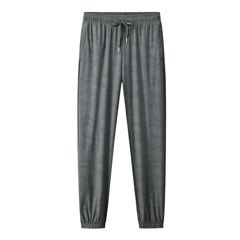 Spring Autumn Women's Elastic High Waisted Solid Pockets with Drawstring and Pleated Harlan Lantern Sports Trousers Pants