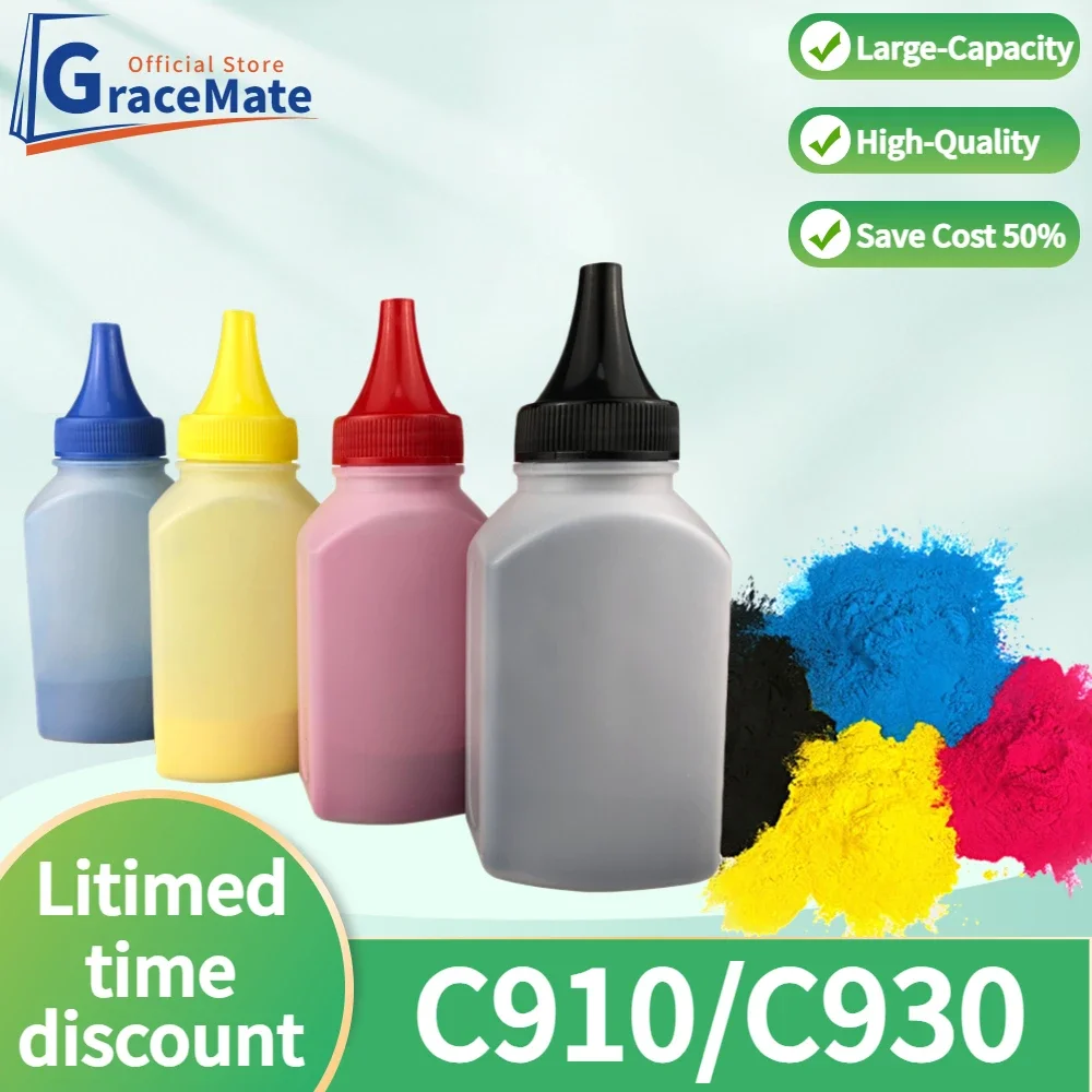 Gracemate 5 Stelle Ricarica Toner In Polvere Compatibile Per Oki C910 C930 C 910 930 Cartuccia Per Stampante Laser Ricarica A Colori Polvere Di Toner