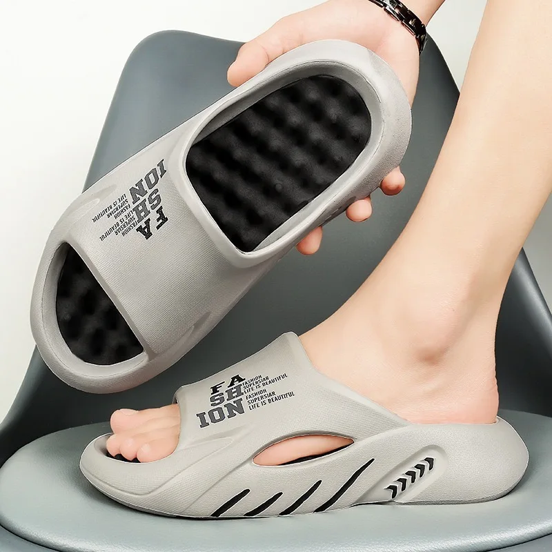 Ultra Soft Thick Sole Massage Slides 2
