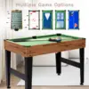 2x4ft 13-in-1 Combo Game Table Set for Home,Combination Tables for Game Room, Friends & Family w/Hockey, Football, Billiards 5