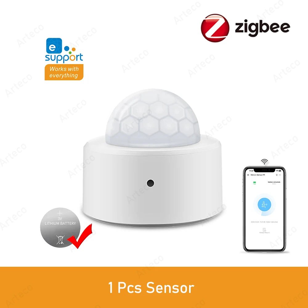 Zigbee 3.0 Akıllı Pir Hareket Sensörü Hareketi İnsan Vücudu Kızılötesi Dedektör Güvenlik Alarm Sensörü EWelink Ev Asistanı ile Çalışır
