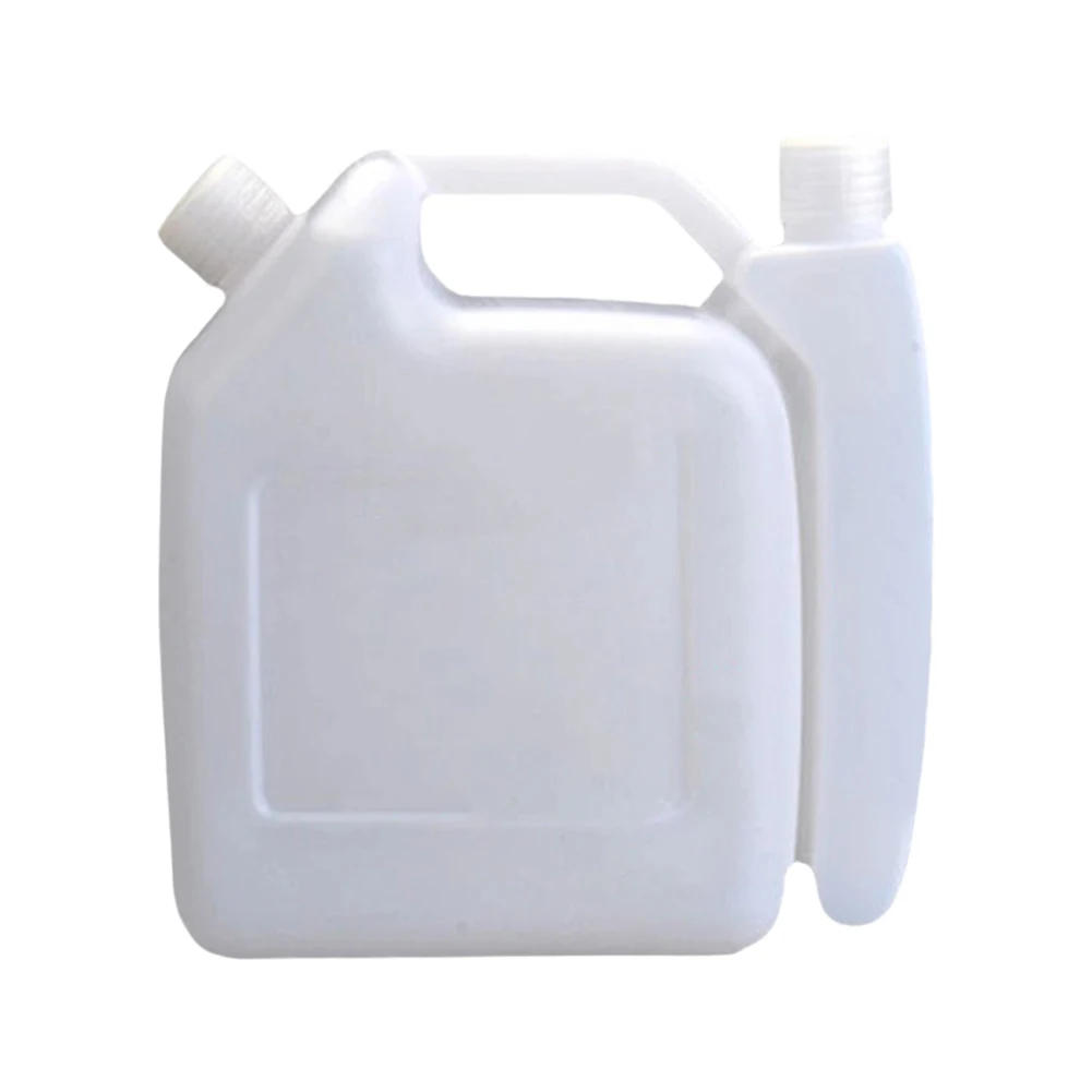1.5L and 4L Oil Mixing Canister for Chainsaws Lawn Mowers Trimmers with Easy Pour Spout and 25 to 1 40 to 1 50 to 1 Markings