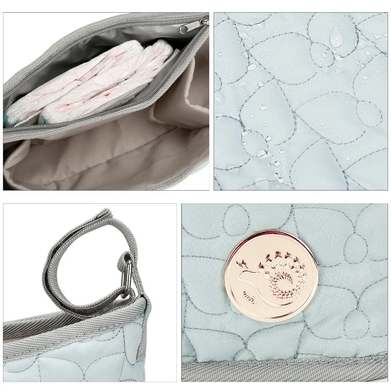 Quilted Baby Stroller Bag Outdoor Stroller Mummy Bag Waterproof Mother and Baby Travel Outdoor Mommy