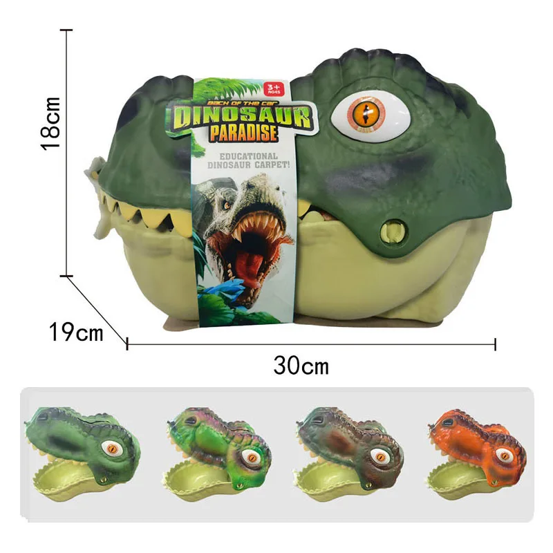 Cabeça do brinquedo do dinossauro móvel 360 graus fácil de compreender  presente perfeito textura clara dinossauro modelo de brinquedo para jogar  decoração - AliExpress