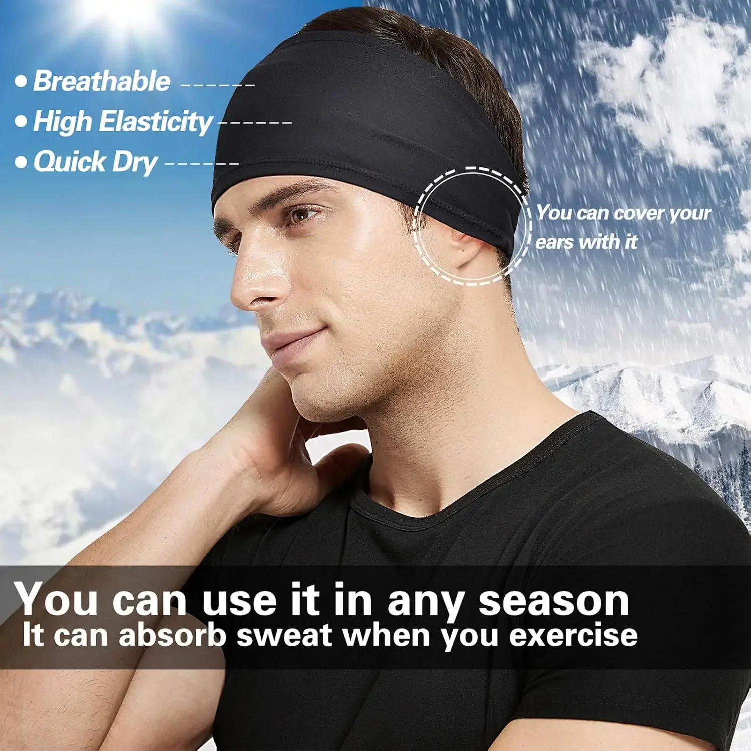 Sports Sweat Headband 3