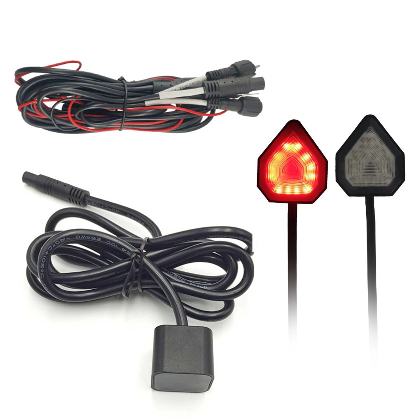 motorcycle blind spot radar system installed view