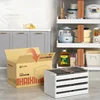 Plastic Kitchen Cabinets Home Living Room Snack Toy Storage Cabinet Box Multi-layer Flip Bedroom Cabinets Home Furniture u 3