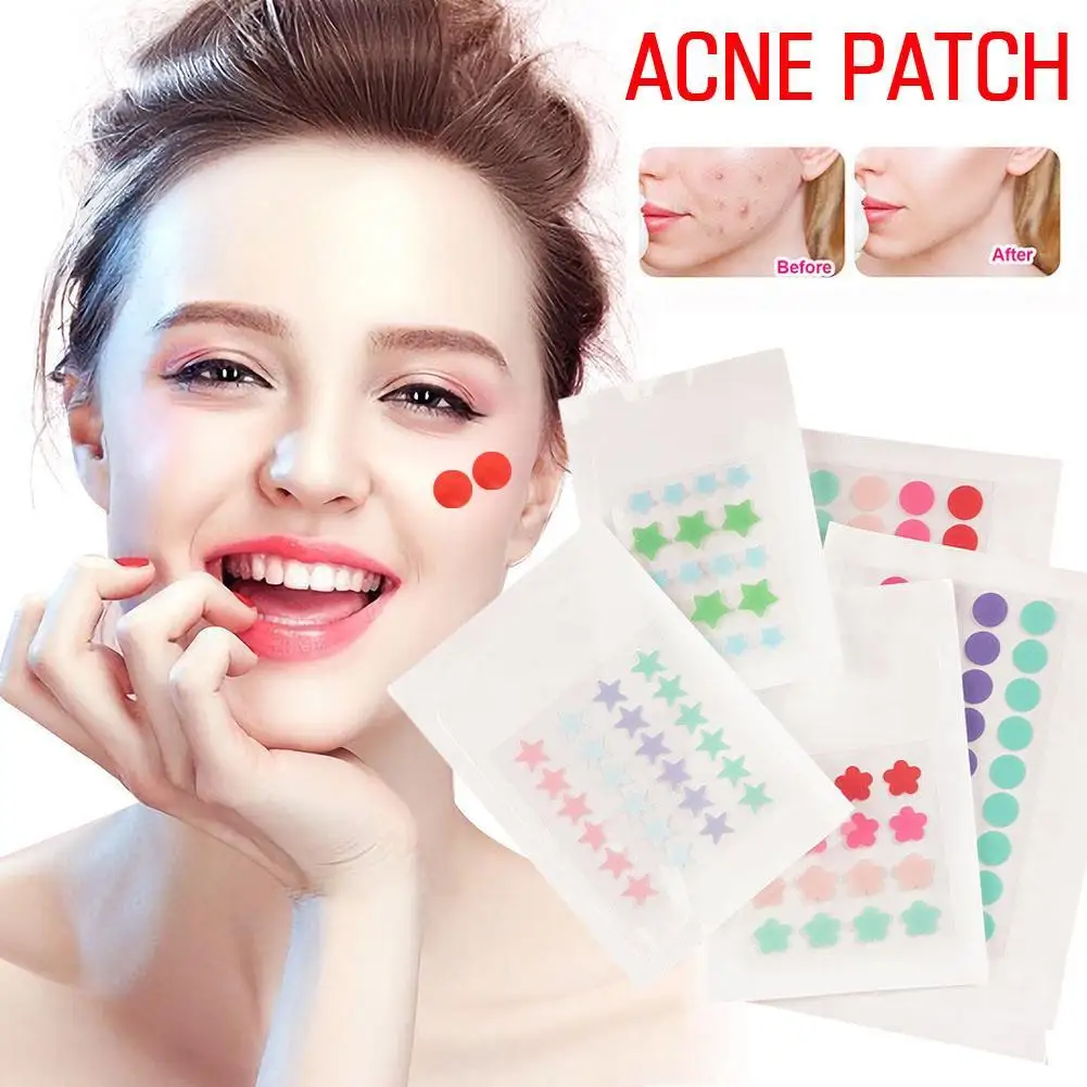 Pimple Patch Acne Colorful Invisible Acne Removal Skin Care Stickers Concealer Face Spot Skin Bathroom Accessories