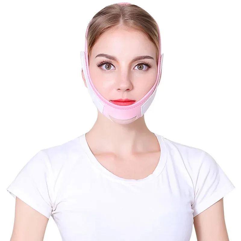 Face Slim V-Line Lift Up Mask Cheek Chin Neck Slimming Thin Belt Strap Beauty Delicate Facial Thin Face Mask Slimming Bandage