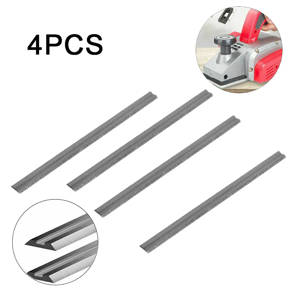 

4x Planing Blade Reversible Blade 82mm For AEG ATLAS-COPCO EH102 HB750 HBE800 For Power Tool Accessory