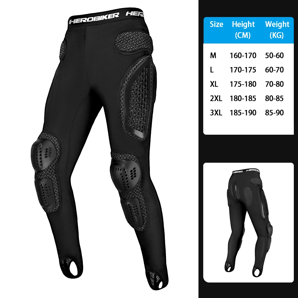 Enhanced Motorcycle Protective Armor Pants - Outdoor Motocross Riding Gear