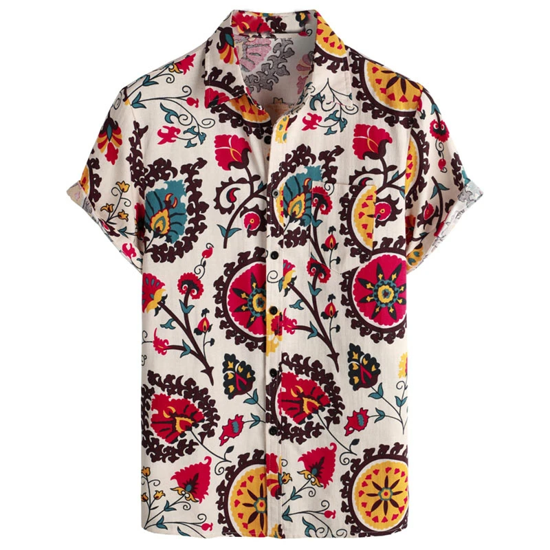 Men's shirt lapel summer short-sleeved new style for work, daily casual, breathable, comfortable, simple and fashionable 4