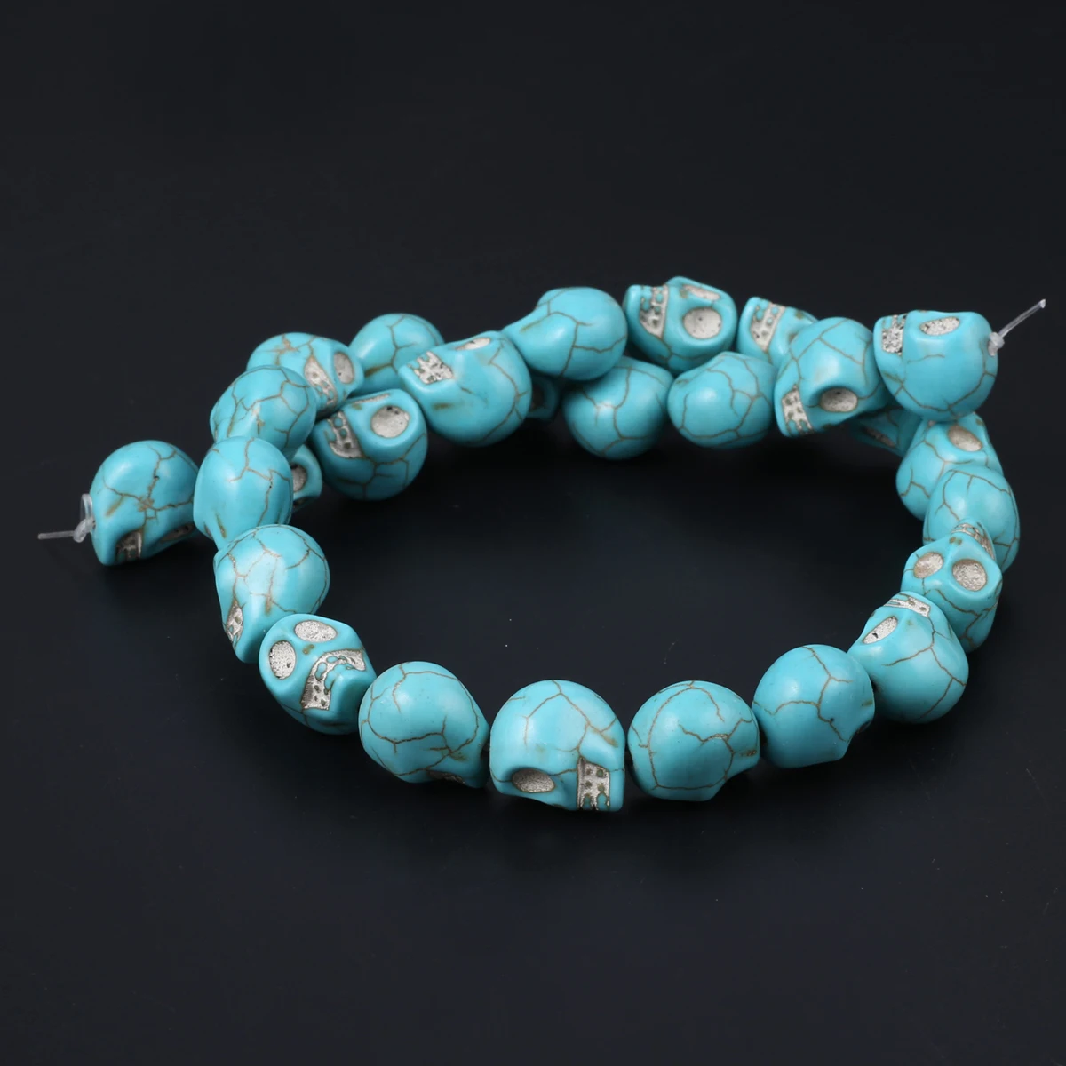 Skull Turquoise Beads 6