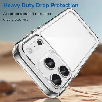 Per iPhone 17 Pro Custodia iPhone 17 Pro Cover TPU Border Acrilico Backplane Custodie protettive per iPhone 17 Pro Max Air Funda