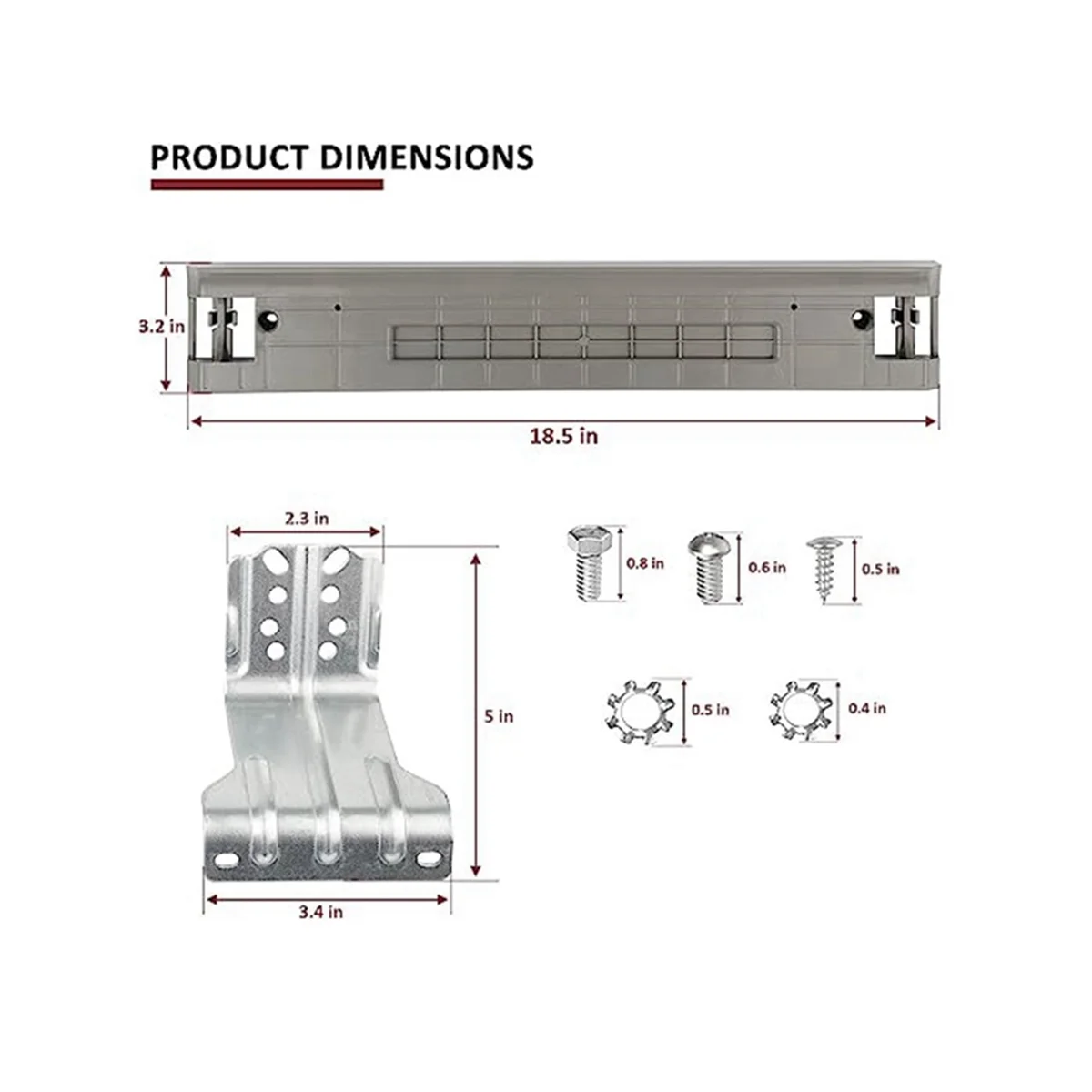Washer Dryer Stacking Kit Skk-7A Stacking Kit-Replacing with Sam-Sung Washer and Dryer-Replaces Part Numbers: Skk-7A, Sk-5A, Sk-5Axaa and More