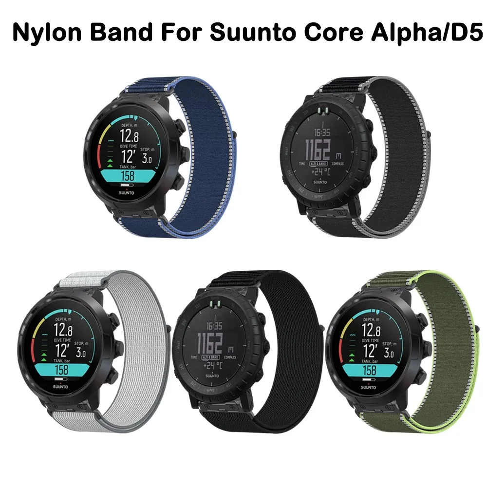 Breathable Lightweight 24mm Nylon Strap with Quick-Release Metal Connector, Unisex Band