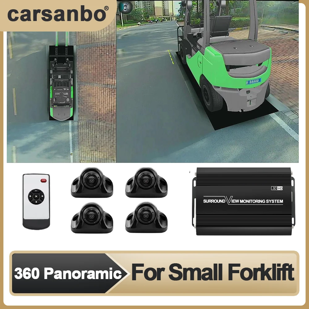 Carsanbo car 360 surround view camera system 360 bird s eye seamless
