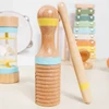 Music Set Montessori Musical Instrument Baby Children Wooden Percussion Instrument Toy Early Educational Knocking Toys for Kids 3
