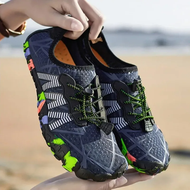 Unisex Man Woman Wading Shoes Anti-Non Slip Durable Water Barefoot Soft Sole Light Breathable Sport Outdoor Walk Running