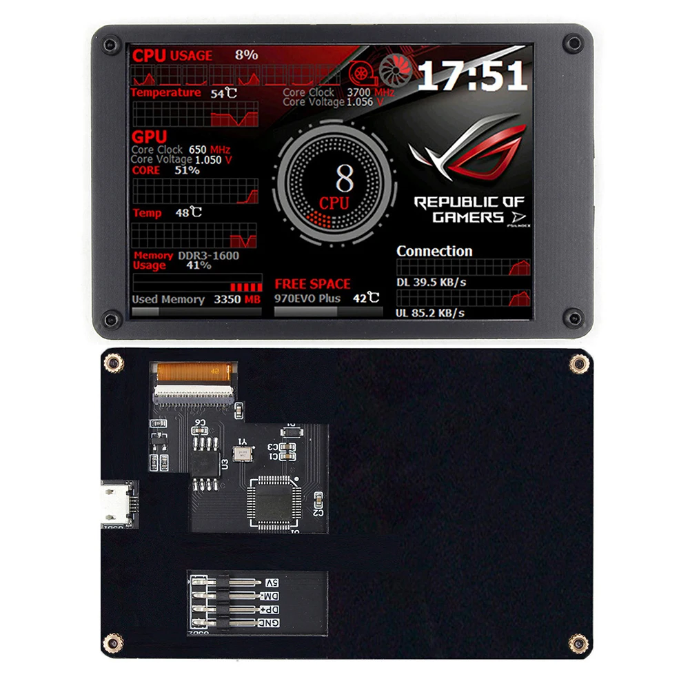  USB  ÷, 3.5 ġ IPS DIY ǻ  ȭ, CPU GPU RAM HDD ũ,    ̿