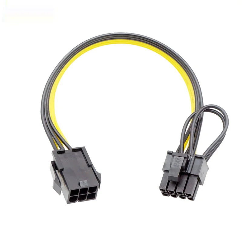 PCI Express 6-Pin to 8-Pin (6+2) GPU Power Extension Cable