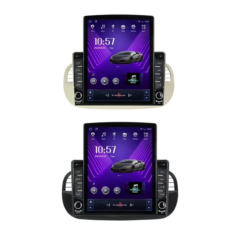Android Per Fiat 500 Abarth 2007-2015 Tipo Tesla Autoradio Lettore Video Multimediale Navigazione Gps Rds No Dvd