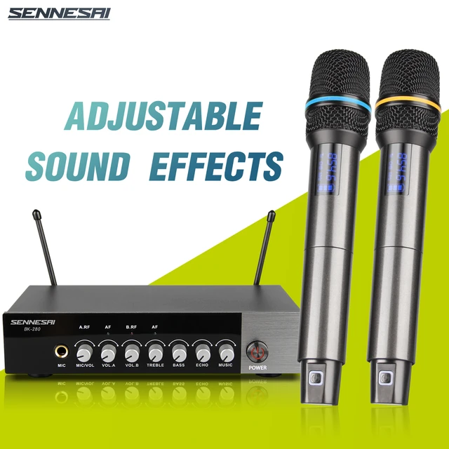 Système de microphone sans fil professionnel Ktv  Microphone sans fil pour  système de karaoké-Microphones-Aliexpress
