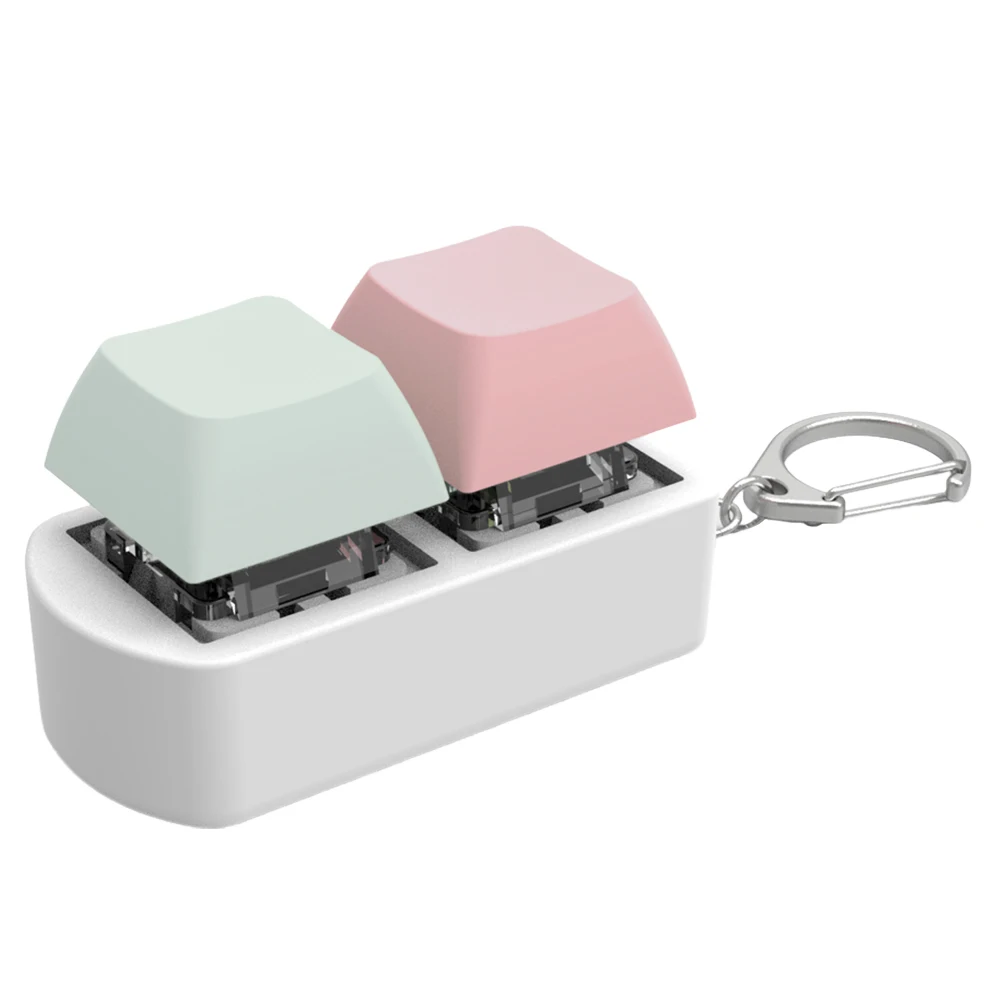 Dual-Key Mechanical Fidget Clicker for Anxiety Relief and Stress Decompression