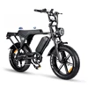 EU Ready Stock OUXI C80 5.0 250W 48V Electric Bike Fat Tire Bicycle Fatbike Ebike 15ah Lithium Battery E-Bike 1