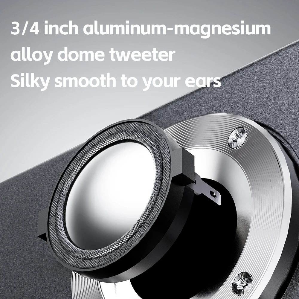 FiiO SA1 High-Fidelity Desktop Speaker. 31-Band PEQ, LDAC Bluetooth,20W2+5W2 Output, Phono Preamp, Wood Fiber Woofer 5
