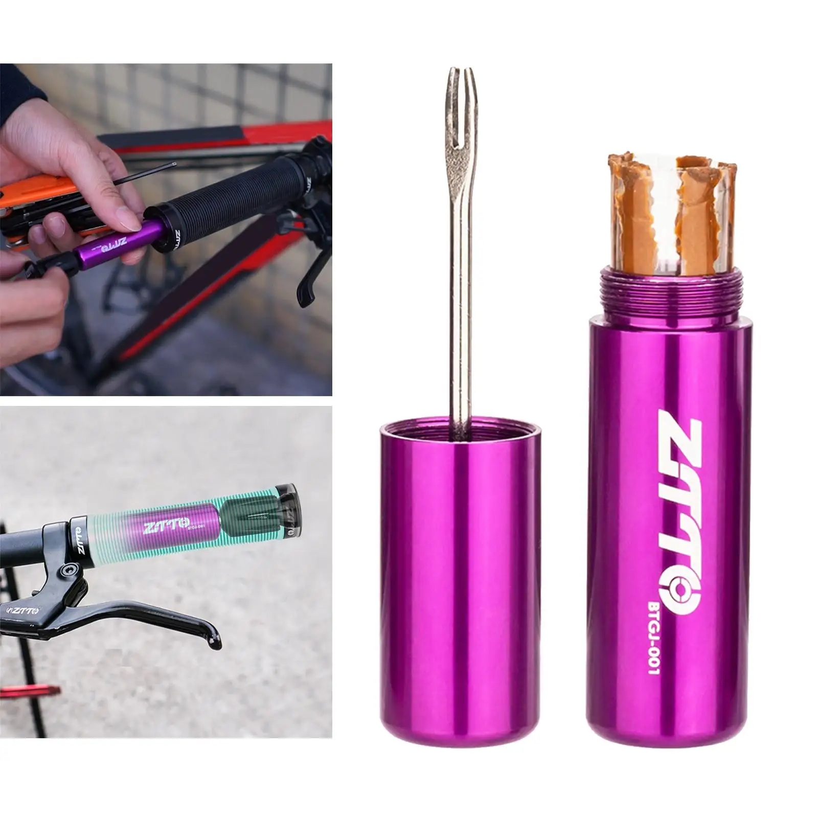 Portable Cycling Tubeless Bike Kit Repair A Flat Puncture Or