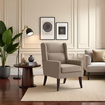 High Back Upholstered Accent Chair 1