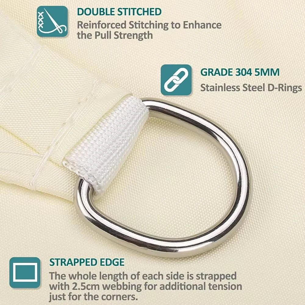 Waterproof Sun Shade Sail 3