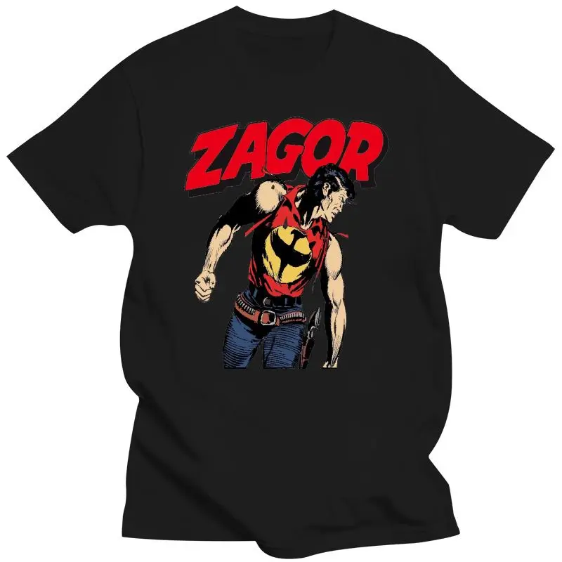 New Bailey Geddes Zagor Fumetti T-Shirt Retro Western Italian Comic Shirts Cartoons Comics Tv