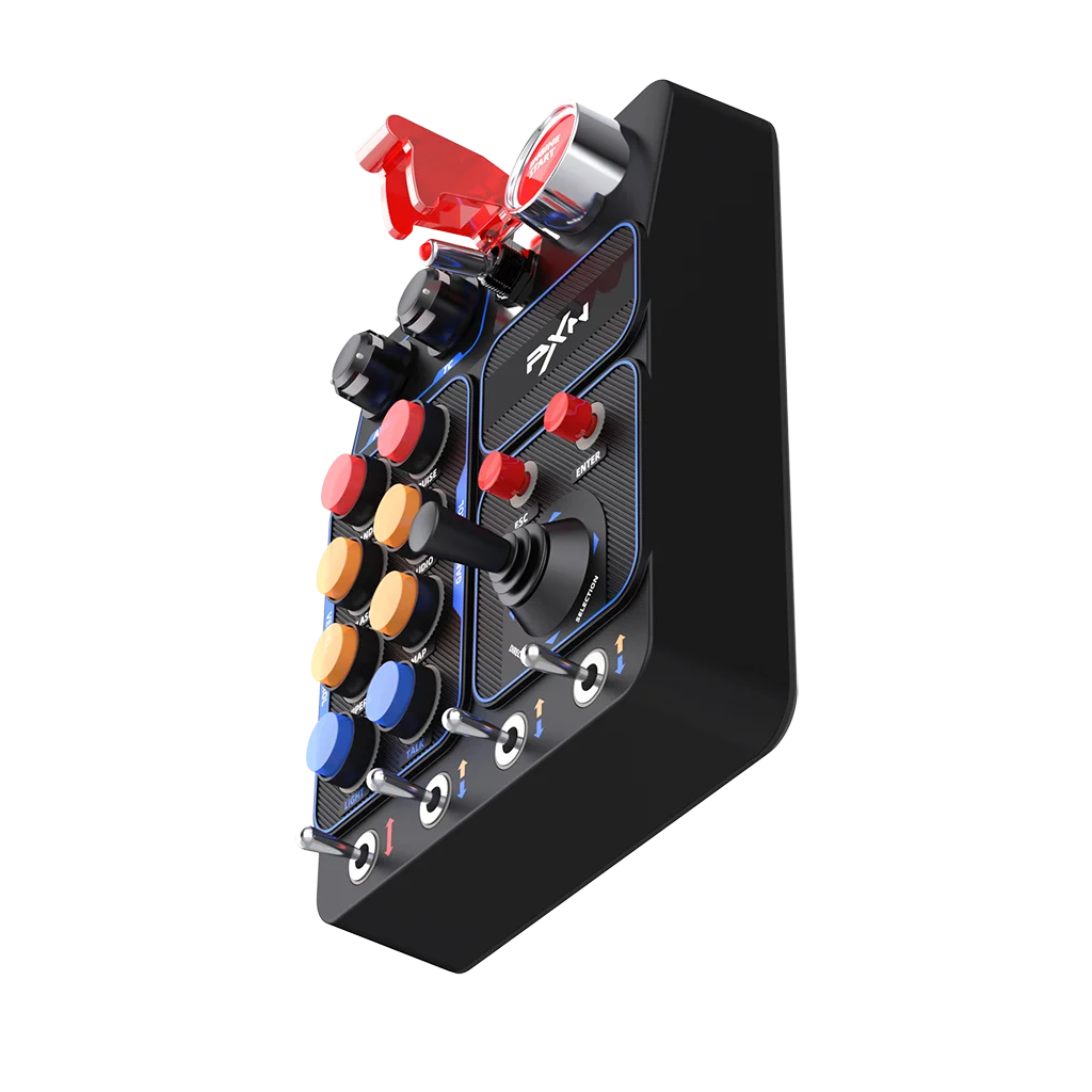 PXN Racing Simulator Central Control Box EURO Truck Simulator Gearbox RGB lighting effects American Truck Game Car Controller gaming controller