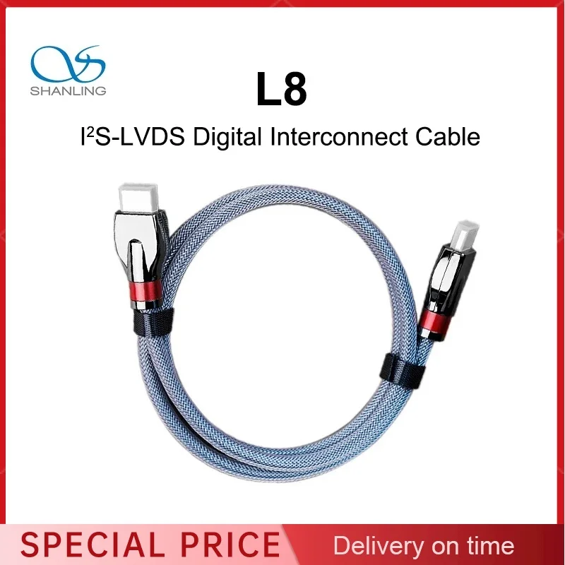 

SHANLING L8 I2S-LVDS Digital Interconnect Cable for CD Player/AMP/DAC Around 100cm