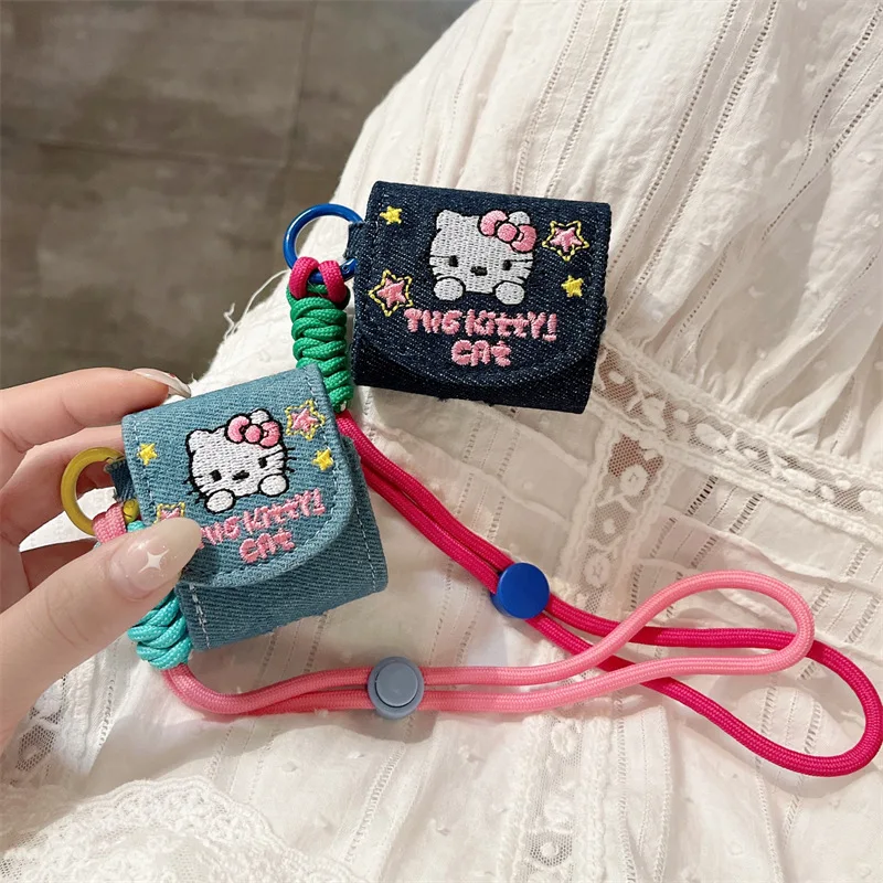 

Hello Kitty For Airpods Pro 2 Case,Cowboy Case For Airpods 3,Soft Earphone Bag Cover Case For Airpods 1/2 For Girls/Women