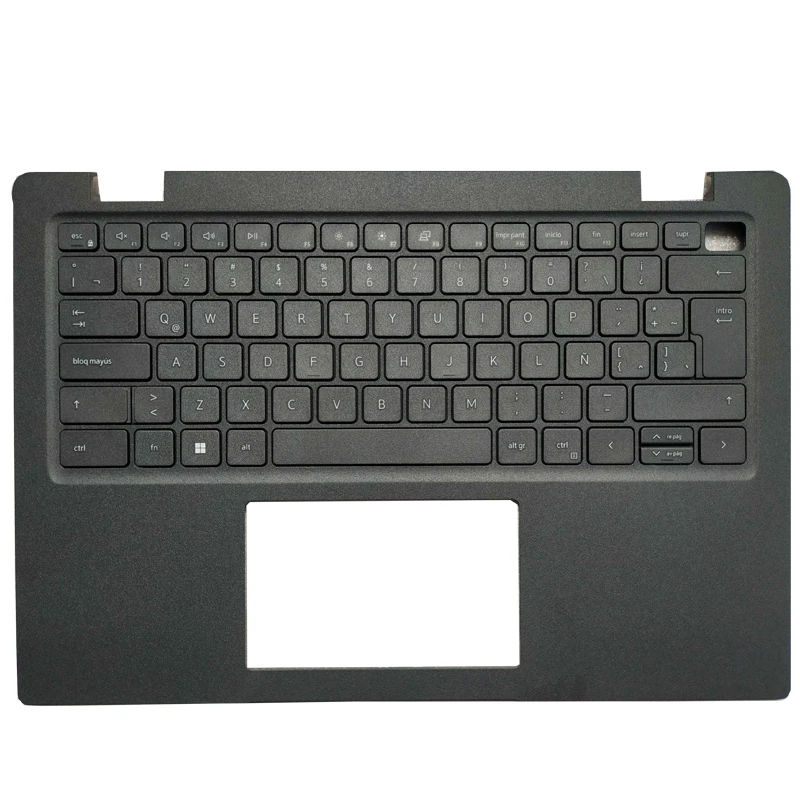 Teclado com Palmrest Upper Cover Case Dell Latitude 3420 E3420 Espanhol Eua Latim Russo Brasil Reino Unido Novo - Imagem 2