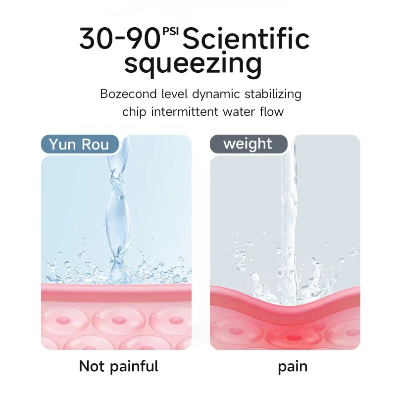 Portable Smart Electric Oral Irrigator Water Flosser 4 Jets 3 Modes Rechargeable Dental Water Jet Irrigator Dental Teeth Cleaner