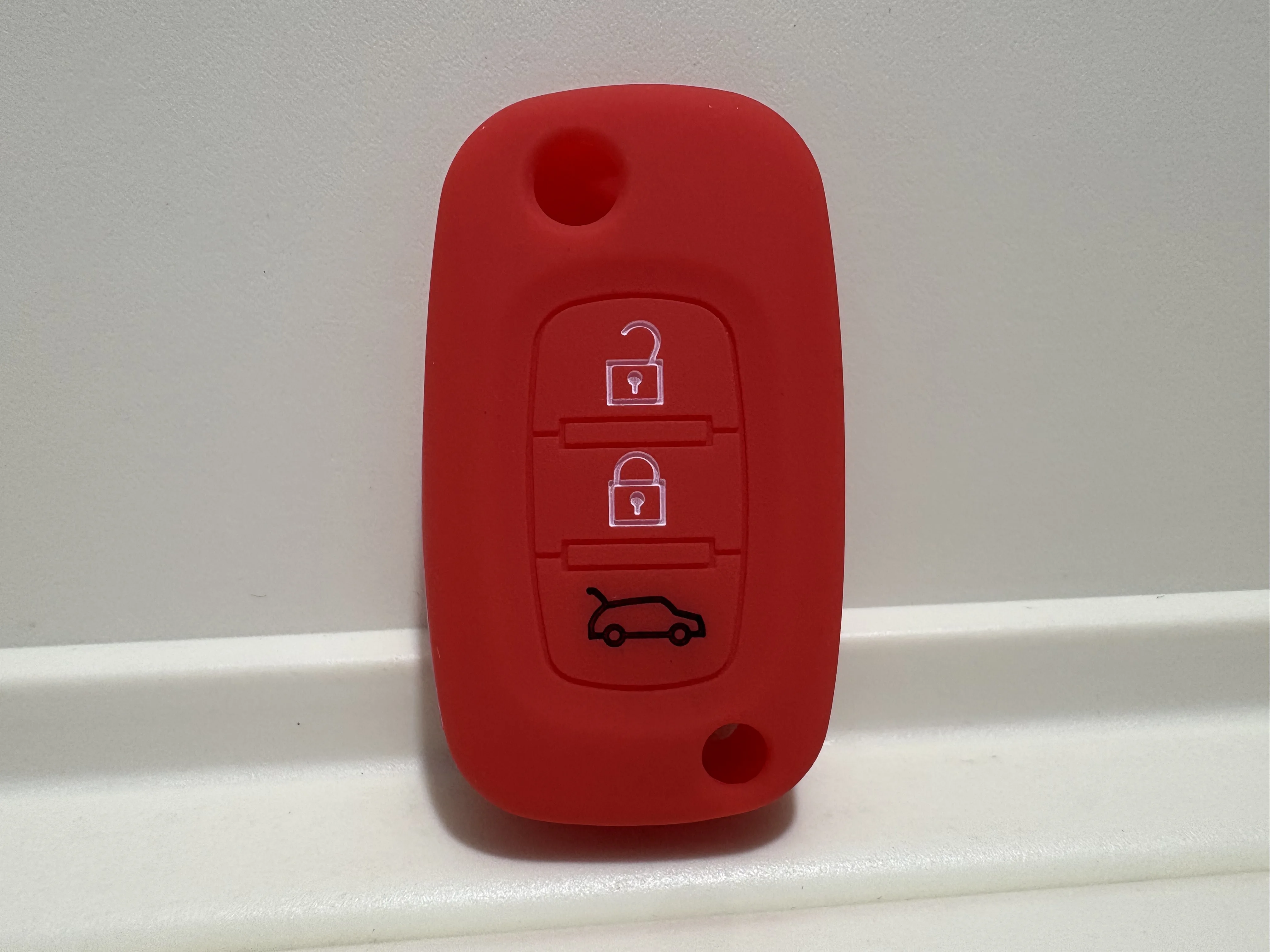 Silicone Rubber 3-Button Car Key Case Cover