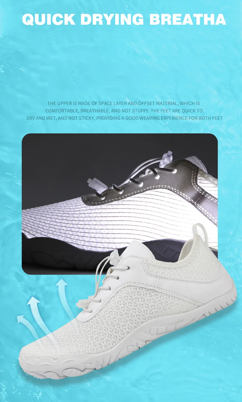 Description Picture 5 of itemMen's Water Shoes Women's Men's Beach Shoes Lndoor Fitness Shoes Outdoor Recreational Sports Cycling Shoes Rubber Soles