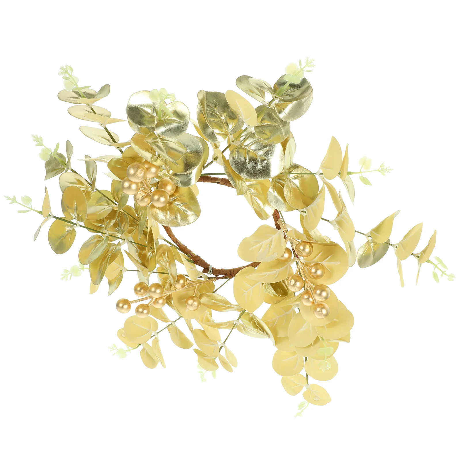

Money Leaf Eucalyptus Wreath Christmas Decorations Iron Wire Pillar Wreaths