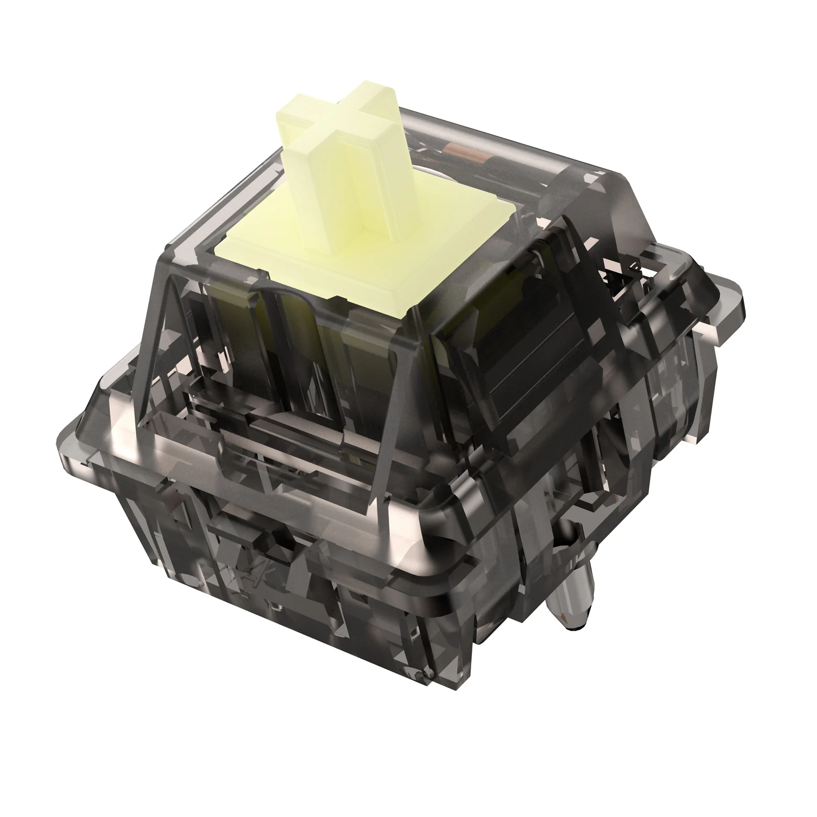 DUROCK L1 Linear Switch 55g Mechanical Keyboard Switches 5 Pins Keyswitch Creamy Yellow Line Smooth Switches
