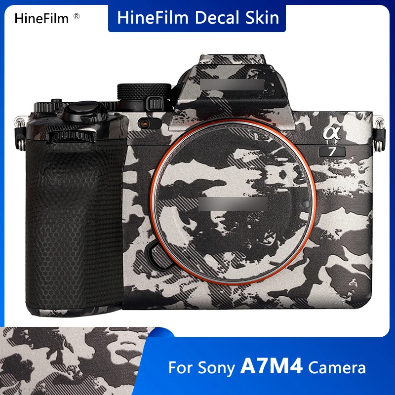 Câmera Adesivo A7iv Vinil Decalque Peles Envoltório Capa para Sony Ilce7m4 Alpha iv Câmera Premium Adesivo A7m4