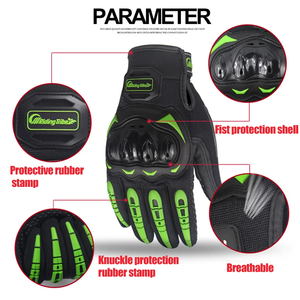 Moto Motorcross Full Finger Man Women Motorcycle Bicycle Cycling Gloves For Suzuki Bandit 1200 Yamaha Ybr 125 Honda Cb650F