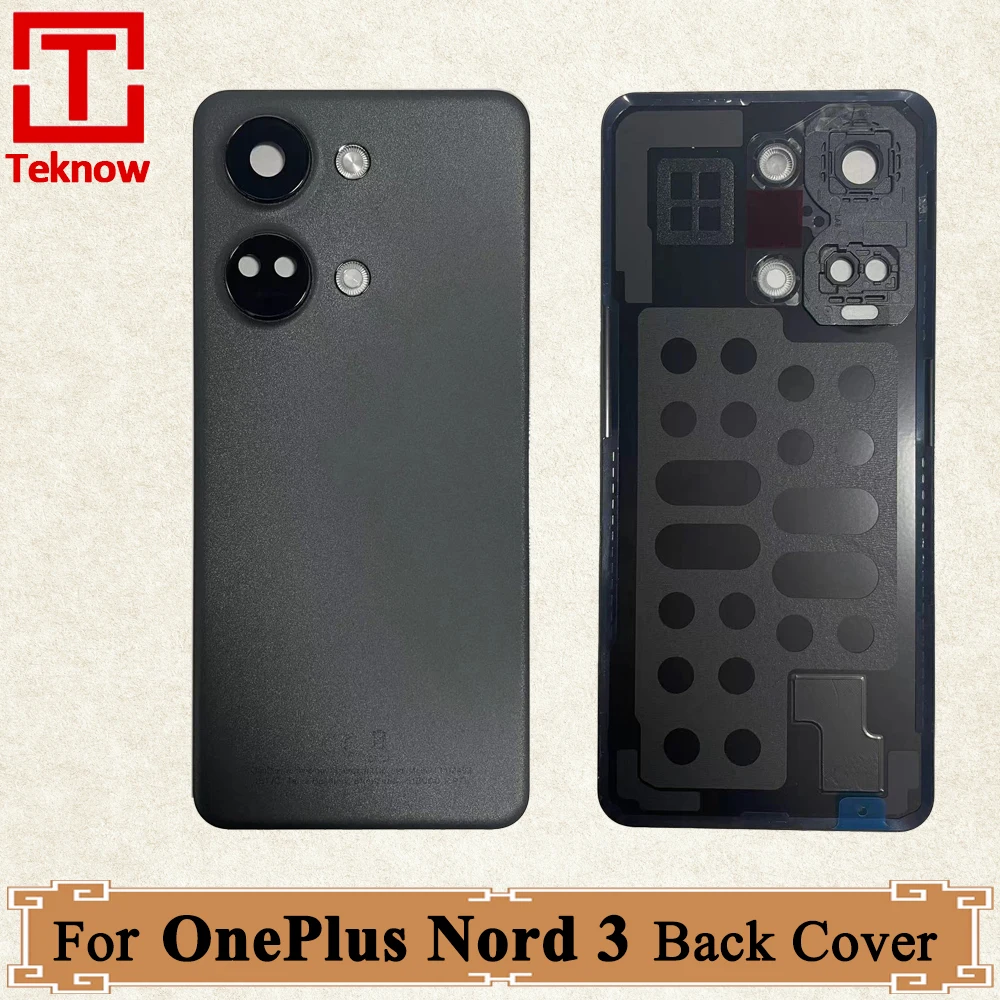 

Оригинальная Крышка батарейного отсека для OnePlus Nord 3 1 + Nord 3, задняя крышка корпуса, задняя крышка для OnePlus Nord 3, задняя крышка, замена